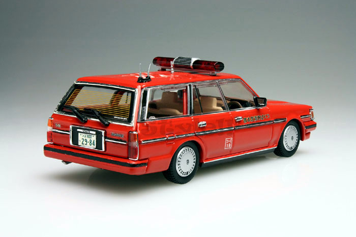 ディズム　マークⅡ　ワゴン　消防指令車　 1/43 GX70G Amazon | アオシマ DISM 1/43 GX70G マークIIワゴン 消防指令車
