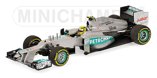 ミニチャンプス 1/43 N.ロズベルグ 2012 ミニチャンプス 1/43 メルセデス W03 F1 2012 中国GP ニコ